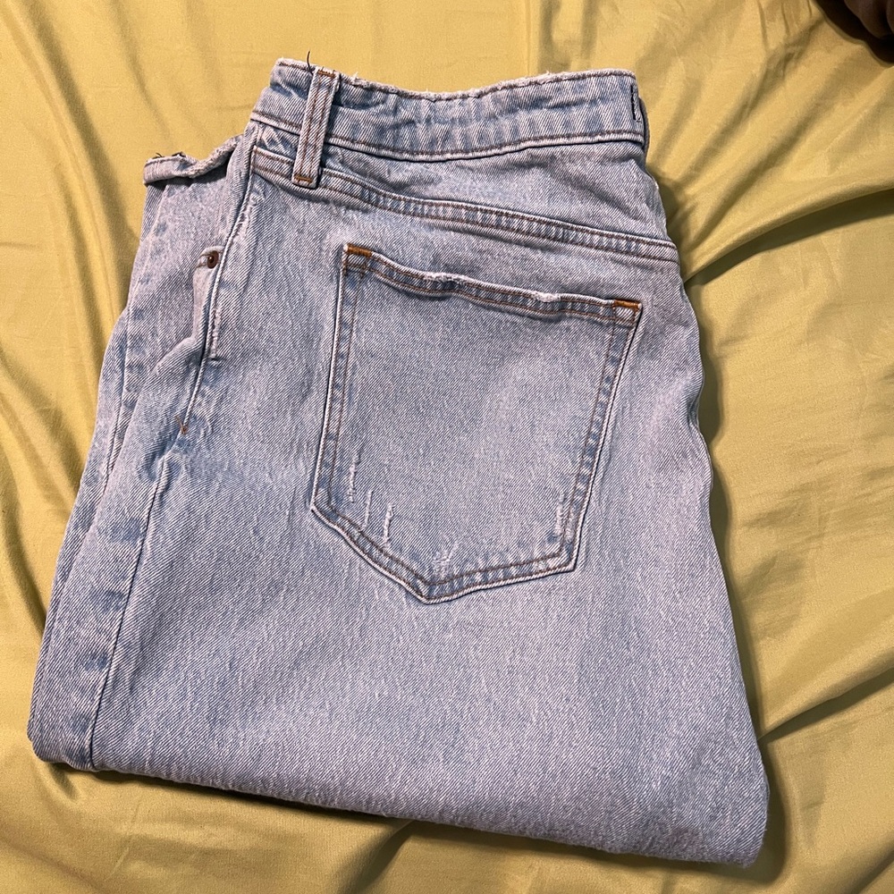 A&F curve love high waist flare jeans